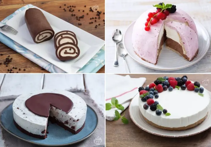 Rotolino al cioccolato, torta gelato ai frutti di bosco, cheesecake e torta semifreddo: idee per dolci freddi estivi veloci.