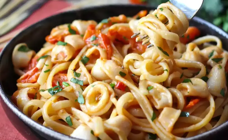 Pasta con calamari, il segreto per non renderli gommosi