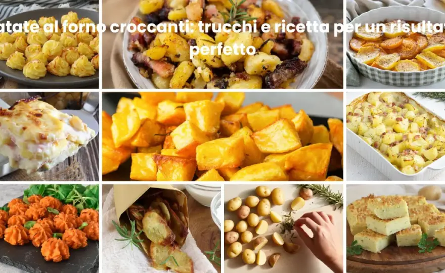 Patate al forno croccanti, i trucchi per non farle molli