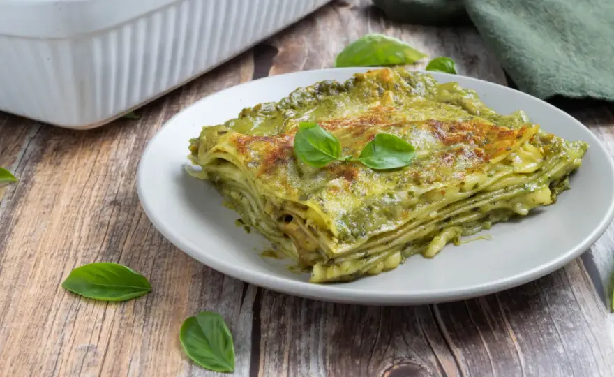 Lasagne al pesto cremose, dosi, cottura e varianti liguri