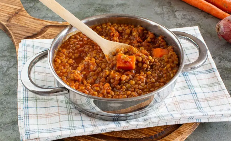 Ragù di lenticchie - ricetta e verdure da abbinare